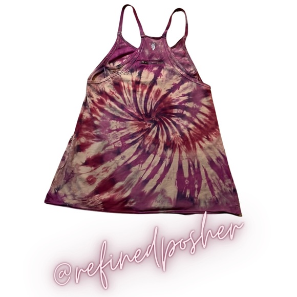 Free People Movement Hot Shot Mini Dress size XS NEW Mocha Tie Dye - Picture 4 of 6
